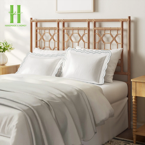 Wholesaler Rattan Handmade Bed with Simple <b>Headboard</b> Headbed <b>Panels</b> Use For Home And Hotel Furniture Factory Direct Rattan 2026 - Product Image 2