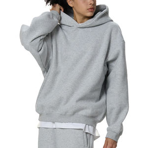 Sudadera con Capucha Boxy en Oferta, Sudadera Holgada de Algodón, Cómoda, Suave y Elegante para Hombre, Impresión Personalizada Bajo Demanda - Product Image 4