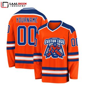 Maillots de hockey sur glace personnalisés par sublimation, uniformes d'équipes internationales pour hommes, femmes et jeunes, coupe ajustée, vêtements de hockey sur glace de haute qualité - Product Image 1