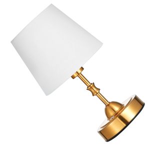 Lampada da Tavolo Ricaricabile Senza Fili 5200mAh, 3 Livelli di Luminosità, Paralume in Tessuto, Colori 2700K 3000K per Camere da Letto e Piccole Scrivanie - Product Image 1