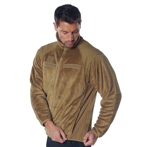 Men's Quarter-Zip Stand Collar <b>Fleece</b> <b>Jacket</b> Solid Color Casual Breathable Polyester Material Cotton <b>Lining</b> Regular Fit Winter - Product Image 4