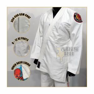 Kimono de Jiu-Jitsu Brésilien (BJJ) sur mesure 100% coton - Tissu durable et respirant en maille perlée 450 GSM, pantalon Ripstop 10 OZ - Product Image 1