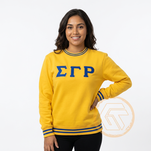 Sweat-shirt personnalisé de haute qualité pour femmes GREEK TREASURES, Sigma Gamma Rho, automne/hiver, en molleton de coton 500g, écologique - Product Image 4
