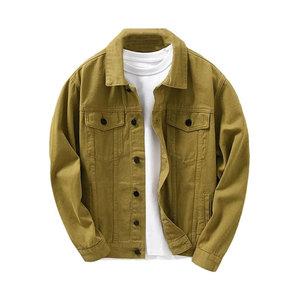 Veste en jean pour homme, 100% coton, personnalisable avec logo, respirante, écologique, pour usage extérieur, vente en gros - Product Image 1