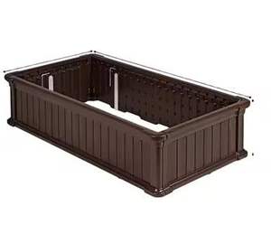 Jardinera de Madera para Hierbas con Soporte, Maceta Rectangular para Plantas de Interior y Exterior, Decoración para el Hogar - Product Image 5