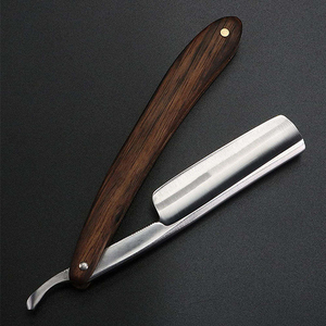 Barber Razor Travel Razor Men Barber Professional Stainless Steel Shaving Folding Razor Knife Salon Beard <b>Shaver</b> With Custom Log - Product Image 5