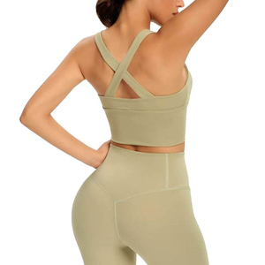 Wholesale Women Sports Bra High Support Sports Bra Comfortable Sports Yoga Bra With Straps - Product Image 4