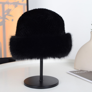 ODM Wholesales Manufacturer Custom Pure Color for Girls Acrylic <b>Winter</b> Warm Suitable Street Wear Cuffed Ribbed Blank Beanie <b>Hat</b> - Product Image 6