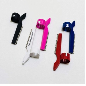 Stainless Steel Finger Thinning Razor Single Edge Replaceable <b>Blade</b> Anti-Rust <b>Barber</b> Hair Trimming Razor OEM Custom - Product Image 3