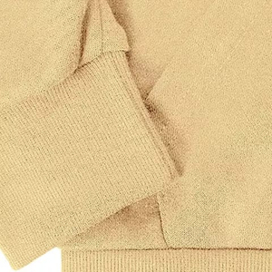 Sudadera con Capucha Amarilla para Mujer, Color Sólido, Manga Larga, Tejida, Corte Regular, Transpirable, para Otoño - Product Image 5
