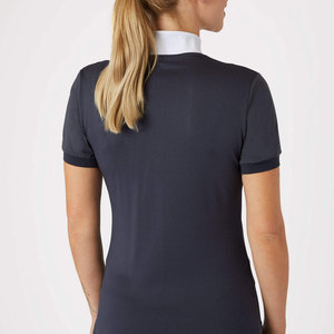 Nouvelle conception de chemises d'équitation pour femmes, chemise de concours équestre, vente en gros d'usine, chemise d'équitation à manches courtes pour femmes, chemise de concours d'équitation - Product Image 3