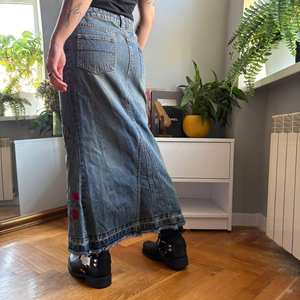 GRACE COLLECTION Jupe crayon en denim uni, longueur genou, Spandex/Coton, Hiver, Bureau, Coupe classique, Séchage rapide, Écologique - Product Image 6