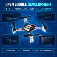 Kit de développement de contrôleur de vol pour micro-quadricoptère open source STM32F405 avec carte d'extension pour moteur sans balais - Vente en gros