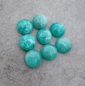 อเมซอนไนต์ทรงกลมเจียระไนแบบบริลเลียนท์สำหรับทำเครื่องประดับ - Product Image 4