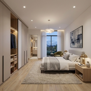 Solid Sungkai Wood Modern Wardrobe Full Length Mirror Large Minimalist Bedroom Closet System Wall Unit Luxury Internal Drawers - Product Image 5