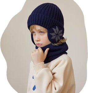 Bonnet rayé mignon 100 % acrylique pour homme, style décontracté, design bicolore noir et blanc, unisexe, taille adulte, idéal pour l'extérieur - Product Image 3