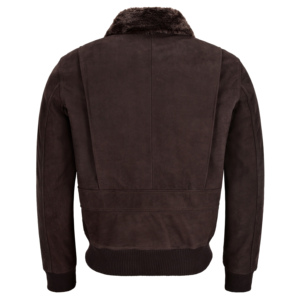 Custom Smart Range 100% Genuine <b>Brown</b> Vintage Nubuck <b>Leather</b> Waterproof Mens Aviator <b>Jacket</b> Toop Gunn Style Streetwear - Product Image 4