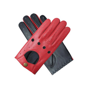 Gants de conduite pour homme en cuir véritable entièrement personnalisables, avec logo et couleur sur mesure, doigts complets, légers, pour le cyclisme et la pêche - Product Image 5