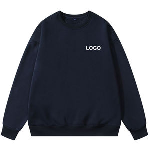 เสื้อสเวตเชิ้ตคอกลมแบบยูนิเซ็กซ์ สกรีนโลโก้ได้ ผ้าคอตตอนผสม สวมใส่สบายทรงโอเวอร์ไซส์ สำหรับฤดูใบไม้ร่วง เป็นมิตรต่อสิ่งแวดล้อม ระบายอากาศได้ดี เหมาะสำหรับผู้ชายและผู้หญิง - Product Image 4