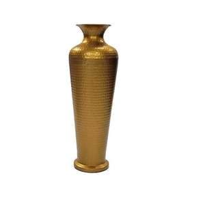 Florero de Mesa Dorado con Diseño Nórdico, Moderno y Decorativo, Maceta para Flores Artificiales, Florero Metálico para Decoración del Hogar y Bodas - Product Image 2