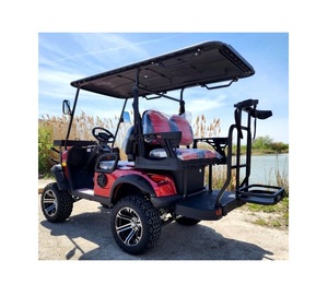 Carritos de golf de lujo de alta calidad y ultra confort, de 2 a 8 asientos, con asientos de cuero suave y motor de alta eficiencia para propiedades privadas. - Product Image 1