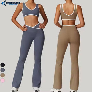 Women Seamless Yoga Set High Waist Leggings Sports Bra Gym Fitness Workout Clothes - Product Image 2