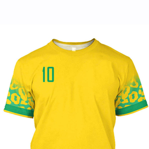 บริการ OEM ชุดทีมฟุตบอลสั่งทำพิเศษ พิมพ์ลายแบบ Sublimation ผ้าโพลีเอสเตอร์ 100% ระบายเหงื่อ แห้งเร็ว ระบายอากาศได้ดี เหมาะสำหรับการฝึกซ้อม - Product Image 2