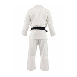 Uniforme de karaté pour adulte, 100% coton, coupe classique, ensemble de vêtements d'arts martiaux durables, unisexe, avec ceinture blanche - Product Image 3