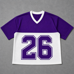 Camiseta de fútbol estilo retro al por mayor, ropa deportiva vintage para minoristas estadounidenses, logotipo personalizado al por mayor - Product Image 3