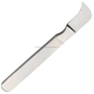 Espátula Reiner para Yeso, Mango Metálico Manual, Hoja Curva de 7 Pulgadas, Acero Inoxidable, Instrumento Quirúrgico Reutilizable para Remoción de Yeso Ortopédico - Product Image 4