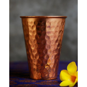 Handcrafted Pure Copper Hammered Water Glass Authentic Tumbler for Health Benefits Eco-Friendly Restaurant & Home Decorative - Product Image 6