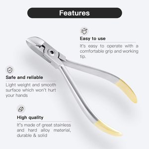 Orthodontic Dental Surgical Instruments German Stainless Steel <b>Tungsten</b> Carbide Inserts Hard Wire Cutter Plier TC Tip Standard - Product Image 3