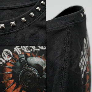 Custom Heavy Weight Fashionable Style Sleeveless Tank Top Punk Rock Streetwear Summer Casual Fashion Fitness T Shirts Men's - Product Image 4