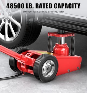 Gato neumático hidráulico de 22 toneladas y 3 posiciones para camiones, con bloques de altura de 1/2/4 pulgadas (225 mm a 435 mm), de alta resistencia y con aleación. - Product Image 3