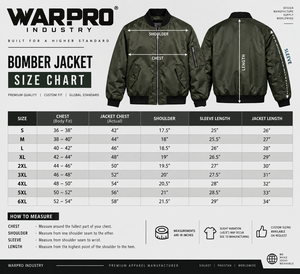 WARPRO INDUSTRY Men's Premium Wool/Polyester Bomber Jacket Lightweight Waterproof <b>Vintage</b> Casual Streetwear Outerwear Custom - Product Image 3