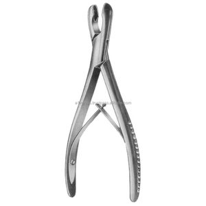 High Quality A-1 VERITAS Straight & Curved Luer Bone Rongeur Forcep Stainless Steel Bone Surgery Instrument | needle holder - Product Image 4