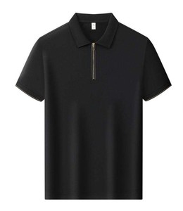 Women's Blue Short Sleeve <b>Polo</b> <b>Shirt</b> With <b>Zip</b> <b>Neck</b> Turn Down Collar Casual Quick Dry Knitted Polyester Solid Color - Product Image 5