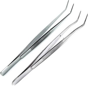 Pinzas Quirúrgicas de Acero Inoxidable OPTITECH HEALTHCARE, Punta Curva de Precisión, Manipulación Delicada, Certificación CE, Garantía Quirúrgica de 3 Años - Product Image 4