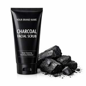 Gommage facial exfoliant au charbon actif avec microbilles pour un nettoyage en profondeur des pores et une peau lisse, étiquette privée OEM, vente en gros - Product Image 4