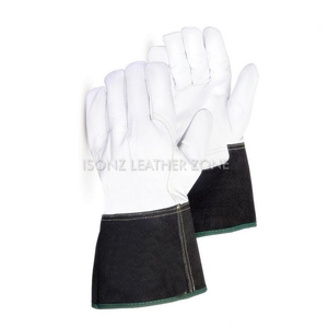 Gants de soudage résistants au feu, résistants à la chaleur, pour barbecue/four/MIG/TIG, mitaines de soudeur en cuir, protection contre les coupures PerfeSafe - Product Image 5