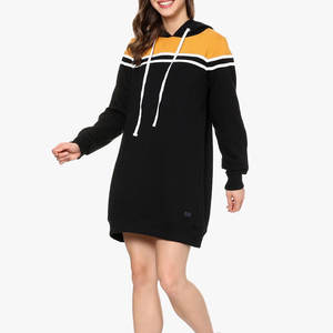 Vestido Largo Midi con Capucha para Mujer, Estilo Casual y Urbano, Talla Grande, Tejido de Moda, 100% Algodón, Resistente al Viento y Transpirable - Product Image 4