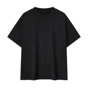 Custom Men's 100% Cotton T Shirt OEM ODM Manufacturer Wholesale <b>Plain</b> Round Neck Short Sleeve Custom Logo Printed Tee - Product Image 3
