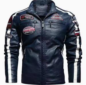 Blouson Bomber Homme Noir Personnalisable en Polyester Coton de Haute Qualité avec Logo Brodé et Motif Lettres Imperméable - Product Image 3