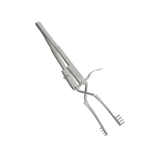 Écarteur cutané chirurgical auto-retenant en acier inoxydable de qualité supérieure, à action croisée, à pointes émoussées 4x4, certifié CE ISO - Product Image 3