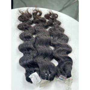 Extensions de cheveux naturels blond platine I-Tip Micro Link, trame simple, cheveux Remy vietnamiens, double trame aux pointes, avec bandes adhésives - Product Image 4