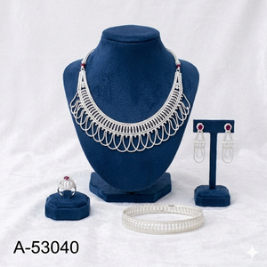 Luxury Gold Plated Women's Jewelry Set <b>Cushion</b> Cut Diamond Centerpiece 18inches Snake Chain Necklace Earrings Combo Lab Created - Product Image 2