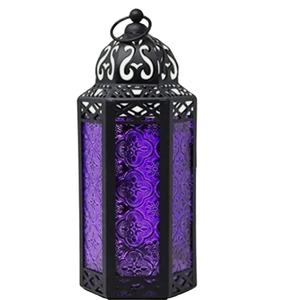 Elegante estilo marroquí negro colgante linterna interior Navidad decorativa mejor calidad Metal venta al por mayor hierro colgante linterna - Product Image 1