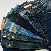 Lote de Ropa para Hombre, Mujer y Niño, Pantalones Vaqueros Ajustados y Rectos, Rasgados, de Marca, Exceso de Inventario, Casuales, de Algodón, Elastano y Denim