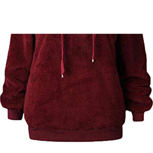 Robe pull molletonnée personnalisée pour femme, 100 % coton, respirante, coupe-vent, écologique, à capuche oversize, gaufrée - Product Image 3
