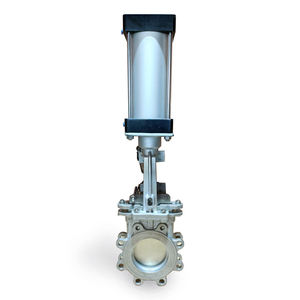 Actionneur linéaire pneumatique à double action avec positionneur en acier inoxydable SS304 pour vanne à opercule, support ODM, garantie de 3 ans pour les eaux usées - Product Image 4